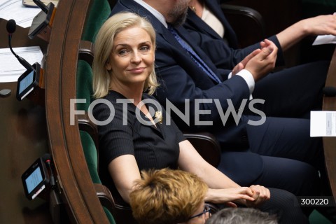  24.06.2025 WARSZAWA<br />
POSIEDZENIE SEJMU RP<br />
N/Z JOANNA MUCHA<br />
FOT. MARCIN BANASZKIEWICZ/FOTONEWS  