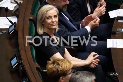  24.06.2025 WARSZAWA<br />
POSIEDZENIE SEJMU RP<br />
N/Z JOANNA MUCHA<br />
FOT. MARCIN BANASZKIEWICZ/FOTONEWS  