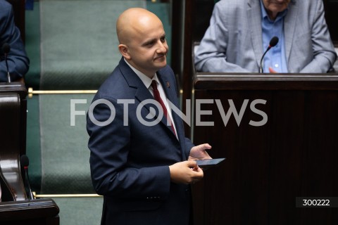  24.06.2025 WARSZAWA<br />
POSIEDZENIE SEJMU RP<br />
N/Z DARIUSZ MATECKI<br />
FOT. MARCIN BANASZKIEWICZ/FOTONEWS  
