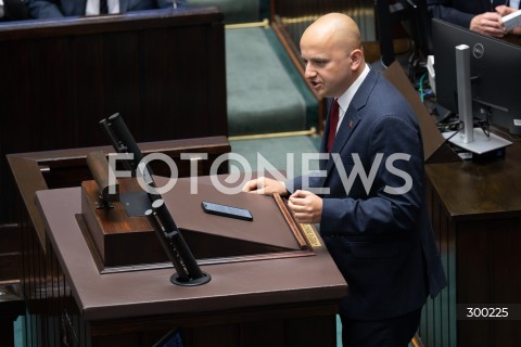  24.06.2025 WARSZAWA<br />
POSIEDZENIE SEJMU RP<br />
N/Z DARIUSZ MATECKI<br />
FOT. MARCIN BANASZKIEWICZ/FOTONEWS  