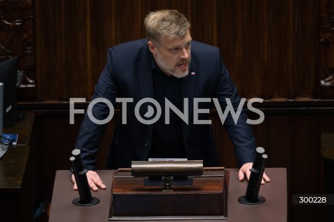  24.06.2025 WARSZAWA<br />
POSIEDZENIE SEJMU RP<br />
N/Z ADRIAN ZANDBERG<br />
FOT. MARCIN BANASZKIEWICZ/FOTONEWS  