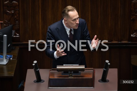  24.06.2025 WARSZAWA<br />
POSIEDZENIE SEJMU RP<br />
N/Z KONRAD BERKOWICZ<br />
FOT. MARCIN BANASZKIEWICZ/FOTONEWS  