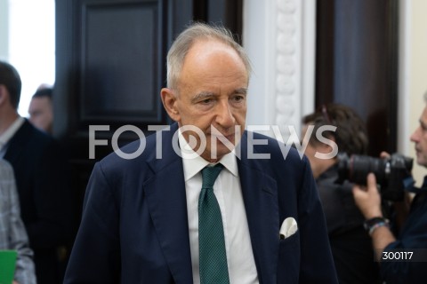  24.06.2025 WARSZAWA<br />
POSIEDZENIE RADY MINISTROW<br />
N/Z WLADYSLAW TEOFIL BARTOSZEWSKI<br />
FOT. MARCIN BANASZKIEWICZ/FOTONEWS  