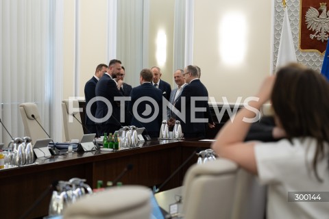 24.06.2025 WARSZAWA<br />
POSIEDZENIE RADY MINISTROW<br />
N/Z WLADYSLAW KOSINIAK KAMYSZ ADAM BODNAR<br />
FOT. MARCIN BANASZKIEWICZ/FOTONEWS  