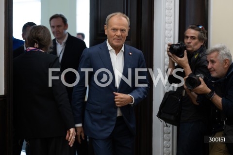  24.06.2025 WARSZAWA<br />
POSIEDZENIE RADY MINISTROW<br />
N/Z PREMIER DONALD TUSK<br />
FOT. MARCIN BANASZKIEWICZ/FOTONEWS  