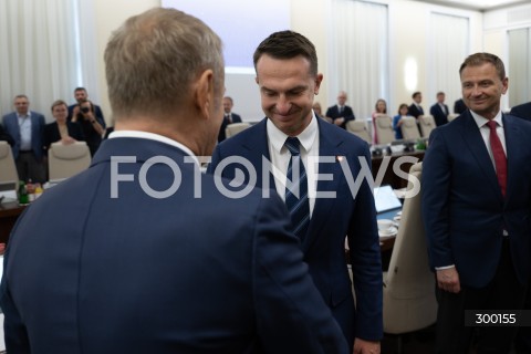  24.06.2025 WARSZAWA<br />
POSIEDZENIE RADY MINISTROW<br />
N/Z PREMIER DONALD TUSK ADAM SZLAPKA<br />
FOT. MARCIN BANASZKIEWICZ/FOTONEWS  