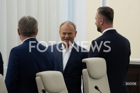  24.06.2025 WARSZAWA<br />
POSIEDZENIE RADY MINISTROW<br />
N/Z WLADYSLAW KOSINIAK KAMYSZ DONALD TUSK<br />
FOT. MARCIN BANASZKIEWICZ/FOTONEWS  