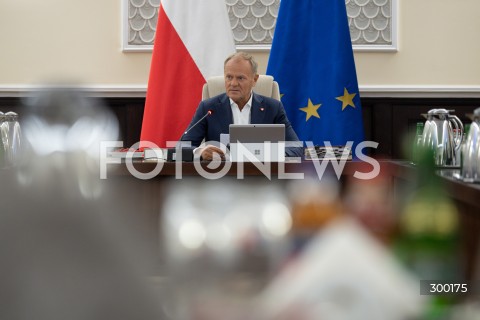  24.06.2025 WARSZAWA<br />
POSIEDZENIE RADY MINISTROW<br />
N/Z PREMIER DONALD TUSK<br />
FOT. MARCIN BANASZKIEWICZ/FOTONEWS  