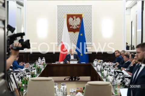  24.06.2025 WARSZAWA<br />
POSIEDZENIE RADY MINISTROW<br />
N/Z PREMIER DONALD TUSK<br />
FOT. MARCIN BANASZKIEWICZ/FOTONEWS  