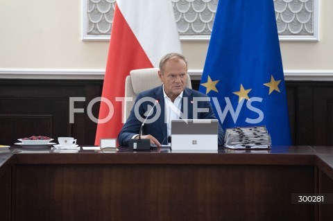  01.07.2025 WARSZAWA<br />
POSIEDZENIE RZADU<br />
N/Z PREMIER DONALD TUSK<br />
 