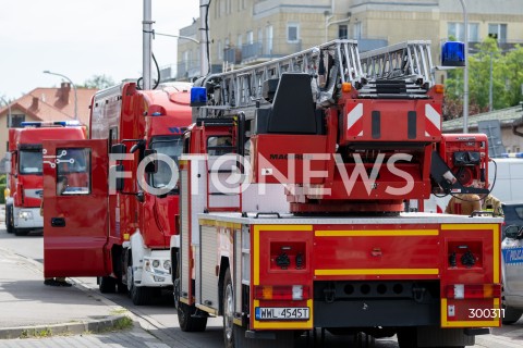  04.07.2025 ZABKI<br />
POZAR BUDYNKU MIESZKALNEGO<br />
N/Z STRAZ POZARNA PSP<br />
FOT. MARCIN BANASZKIEWICZ / FOTONEWS  