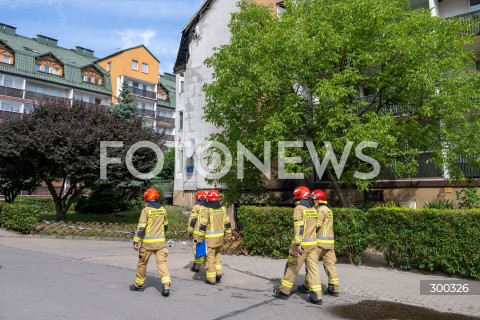  04.07.2025 ZABKI<br />
POZAR BUDYNKU MIESZKALNEGO<br />
N/Z STRAZ POZARNA PSP<br />
FOT. MARCIN BANASZKIEWICZ / FOTONEWS  