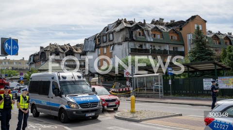  04.07.2025 ZABKI<br />
POZAR BUDYNKU MIESZKALNEGO<br />
N/Z BUDYNEK PO POZARZE<br />
FOT. MARCIN BANASZKIEWICZ / FOTONEWS  