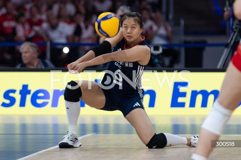  23.07.2025 LODZ <br />
FIVB WOMEN'S VOLLEYBALL NATIONS LEAGUE <br />
SIATKARSKA LIGA NARODOW KOBIET <br />
MECZ POLSKA - CHINY ( POLAND - CHINA ) <br />
N/Z XANGYU GONG<br />
 