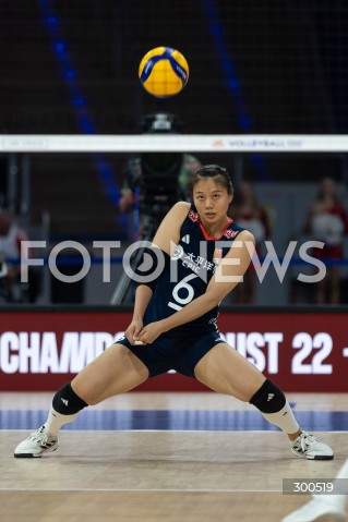  23.07.2025 LODZ <br />
FIVB WOMEN'S VOLLEYBALL NATIONS LEAGUE <br />
SIATKARSKA LIGA NARODOW KOBIET <br />
MECZ POLSKA - CHINY ( POLAND - CHINA ) <br />
N/Z XANGYU GONG<br />
 