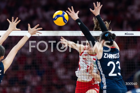  23.07.2025 LODZ <br />
FIVB WOMEN'S VOLLEYBALL NATIONS LEAGUE <br />
SIATKARSKA LIGA NARODOW KOBIET <br />
MECZ POLSKA - CHINY ( POLAND - CHINA ) <br />
N/Z MARTYNA LUKASIK<br />
 