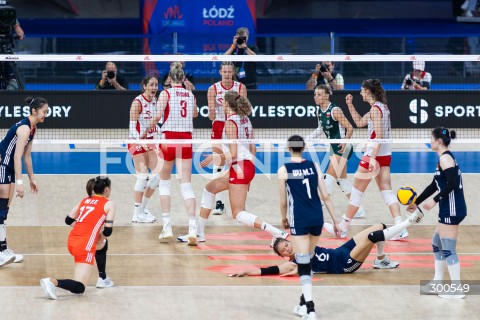  23.07.2025 LODZ <br />
FIVB WOMEN'S VOLLEYBALL NATIONS LEAGUE <br />
SIATKARSKA LIGA NARODOW KOBIET <br />
MECZ POLSKA - CHINY ( POLAND - CHINA ) <br />
N/Z ZESPOL RADOSC EMOCJE<br />
 
