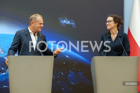  24.07.2025 WARSZAWA<br />
SPOTKANIE PREMIERA Z POLSKIM ASTRONAUTA<br />
N/Z PREMIER DONALD TUSK MARTA EWA WACHOWICZ<br />
 