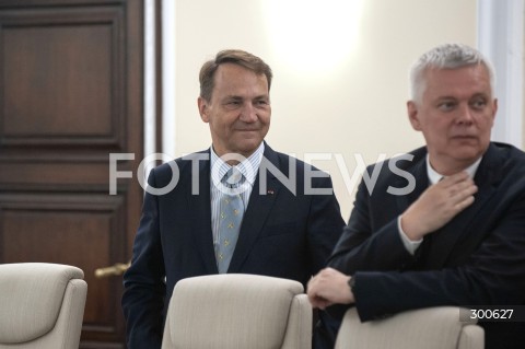  25.07.2025 WARSZAWA<br />
POSIEDZENIE RADY MINISTROW<br />
N/Z RADOSLAW SIKORSKI<br />
 