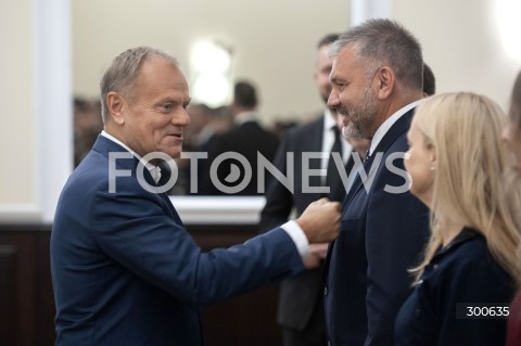  25.07.2025 WARSZAWA<br />
POSIEDZENIE RADY MINISTROW<br />
N/Z PREMIER DONALD TUSK WALDEMAR ZUREK<br />
 