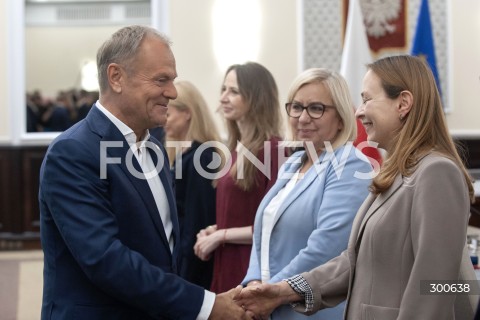  25.07.2025 WARSZAWA<br />
POSIEDZENIE RADY MINISTROW<br />
N/Z PREMIER DONALD TUSK KATARZYNA PELCZYNSKA NALECZ<br />
 