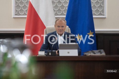  25.07.2025 WARSZAWA<br />
POSIEDZENIE RADY MINISTROW<br />
N/Z PREMIER DONALD TUSK<br />
 