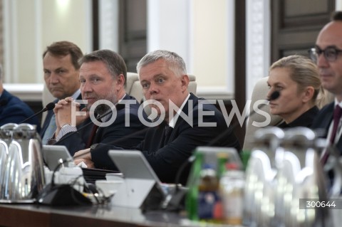  25.07.2025 WARSZAWA<br />
POSIEDZENIE RADY MINISTROW<br />
N/Z TOMASZ SIEMONIAK MARCIN KIERWINSKI<br />
 