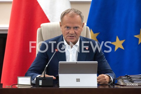  25.07.2025 WARSZAWA<br />
POSIEDZENIE RADY MINISTROW<br />
N/Z PREMIER DONALD TUSK<br />
 