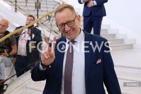  25.07.2025 WARSZAWA<br />
POSIEDZENIE SEJMU RP<br />
N/Z ROBERT TELUS<br />
FOT. MARCIN BANASZKIEWICZ / FOTONEWS  