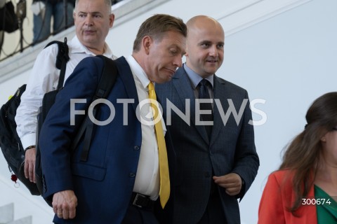  25.07.2025 WARSZAWA<br />
POSIEDZENIE SEJMU RP<br />
N/Z BARTOSZ KOWNACKI DARIUSZ MATECKI<br />
FOT. MARCIN BANASZKIEWICZ / FOTONEWS  