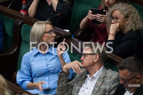 25.07.2025 WARSZAWA<br />
POSIEDZENIE SEJMU RP<br />
N/Z ANNA SOBOLAK KATARZYNA KOTULA<br />
FOT. MARCIN BANASZKIEWICZ / FOTONEWS  