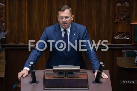  25.07.2025 WARSZAWA<br />
POSIEDZENIE SEJMU RP<br />
N/Z STEFAN KRAJEWSKI<br />
FOT. MARCIN BANASZKIEWICZ / FOTONEWS  
