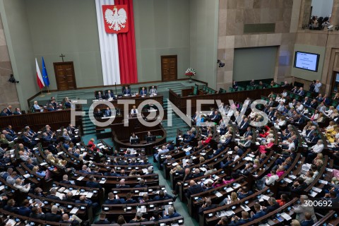  25.07.2025 WARSZAWA<br />
POSIEDZENIE SEJMU RP<br />
N/Z SEJM SALA PLENARNA<br />
FOT. MARCIN BANASZKIEWICZ / FOTONEWS  