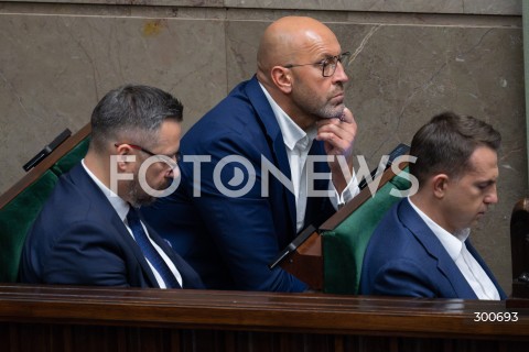 25.07.2025 WARSZAWA<br />
POSIEDZENIE SEJMU RP<br />
N/Z JAKUB RUTNICKI<br />
FOT. MARCIN BANASZKIEWICZ / FOTONEWS  