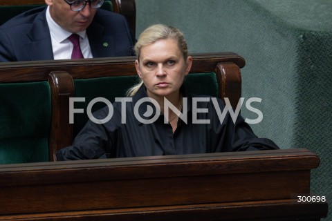 25.07.2025 WARSZAWA<br />
POSIEDZENIE SEJMU RP<br />
N/Z BARBARA NOWACKA<br />
FOT. MARCIN BANASZKIEWICZ / FOTONEWS  