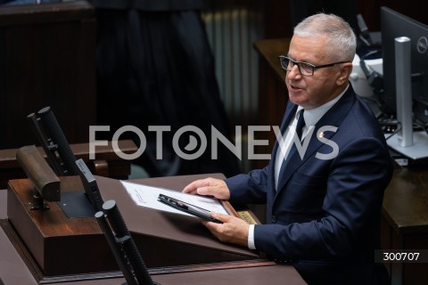  25.07.2025 WARSZAWA<br />
POSIEDZENIE SEJMU RP<br />
N/Z WLODZIMIERZ SKALIK<br />
FOT. MARCIN BANASZKIEWICZ / FOTONEWS  