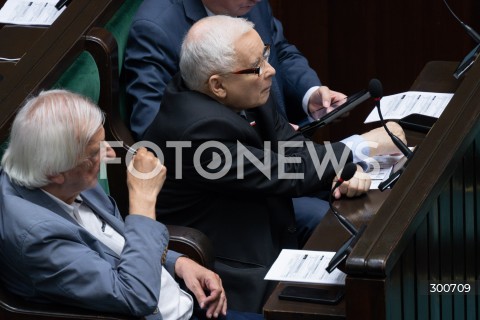  25.07.2025 WARSZAWA<br />
POSIEDZENIE SEJMU RP<br />
N/Z RYSZARD TERLECKI JAROSLAW KACZYNSKI<br />
FOT. MARCIN BANASZKIEWICZ / FOTONEWS  