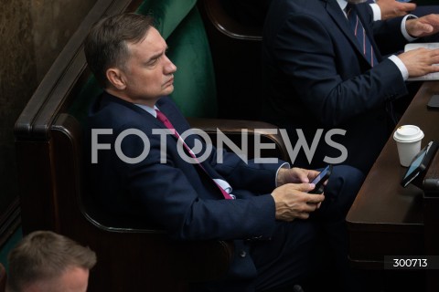  25.07.2025 WARSZAWA<br />
POSIEDZENIE SEJMU RP<br />
N/Z ZBIGNIEW ZIOBRO<br />
FOT. MARCIN BANASZKIEWICZ / FOTONEWS  