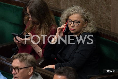  25.07.2025 WARSZAWA<br />
POSIEDZENIE SEJMU RP<br />
N/Z KATARZYNA KOTULA<br />
FOT. MARCIN BANASZKIEWICZ / FOTONEWS  