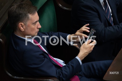  25.07.2025 WARSZAWA<br />
POSIEDZENIE SEJMU RP<br />
N/Z ZBIGNIEW ZIOBRO<br />
FOT. MARCIN BANASZKIEWICZ / FOTONEWS  