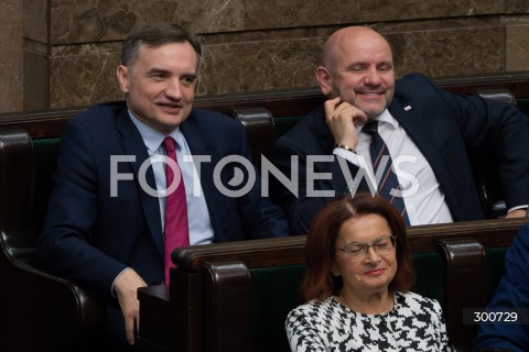  25.07.2025 WARSZAWA<br />
POSIEDZENIE SEJMU RP<br />
N/Z ZBIGNIEW ZIOBRO MARIUSZ GOSEK<br />
FOT. MARCIN BANASZKIEWICZ / FOTONEWS  