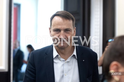  29.07.2025 WARSZAWA<br />
POSIEDZENIE RADY MINISTROW<br />
N/Z RADOSLAW SIKORSKI<br />
 