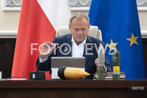  29.07.2025 WARSZAWA<br />
POSIEDZENIE RADY MINISTROW<br />
N/Z PREMIER DONALD TUSK<br />
 