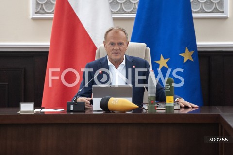  29.07.2025 WARSZAWA<br />
POSIEDZENIE RADY MINISTROW<br />
N/Z PREMIER DONALD TUSK<br />
 
