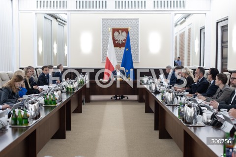  29.07.2025 WARSZAWA<br />
POSIEDZENIE RADY MINISTROW<br />
N/Z PREMIER DONALD TUSK<br />
 