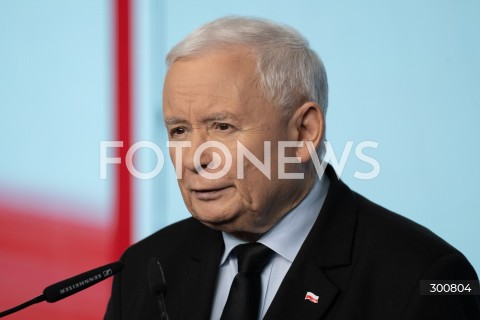  29.07.2025 WARSZAWA<br />
KONFERENCJA PRASOWA PREZESA PIS JAROSLAWA KACZYNSKIEGO<br />
N/Z JAROSLAW KACZYNSKI<br />
FOT. MARCIN BANASZKIEWICZ / FOTONEWS  
