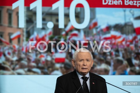  29.07.2025 WARSZAWA<br />
KONFERENCJA PRASOWA PREZESA PIS JAROSLAWA KACZYNSKIEGO<br />
N/Z JAROSLAW KACZYNSKI<br />
FOT. MARCIN BANASZKIEWICZ / FOTONEWS  