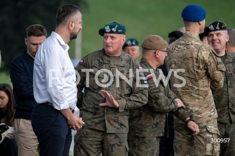  10.08.2025 WARSZAWA<br />
PROBA DEFILADY PRZED SWIETEM WOJSKA POLSKIEGO<br />
N/Z WLADYSLAW KOSINIAK KAMYSZ GENERAL SLAWOMIR OWCZAREK<br />
FOT. MARCIN BANASZKIEWICZ / FOTONEWS  