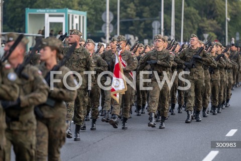  10.08.2025 WARSZAWA<br />
PROBA DEFILADY PRZED SWIETEM WOJSKA POLSKIEGO<br />
N/Z WOJSKO POLSKIE<br />
FOT. MARCIN BANASZKIEWICZ / FOTONEWS  