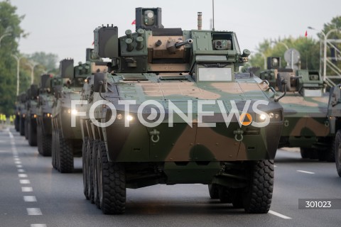  10.08.2025 WARSZAWA<br />
PROBA DEFILADY PRZED SWIETEM WOJSKA POLSKIEGO<br />
N/Z KTO ROSOMAK<br />
FOT. MARCIN BANASZKIEWICZ / FOTONEWS  
